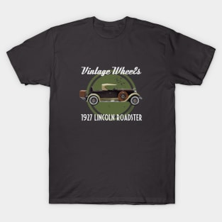 Vintage Wheels - Lincoln Roadster T-Shirt